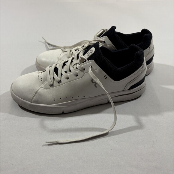 On Men\'s The Roger Advantage Tennis White Navy Shoes Pickleball Sneakers Sz 11.5 main image 6